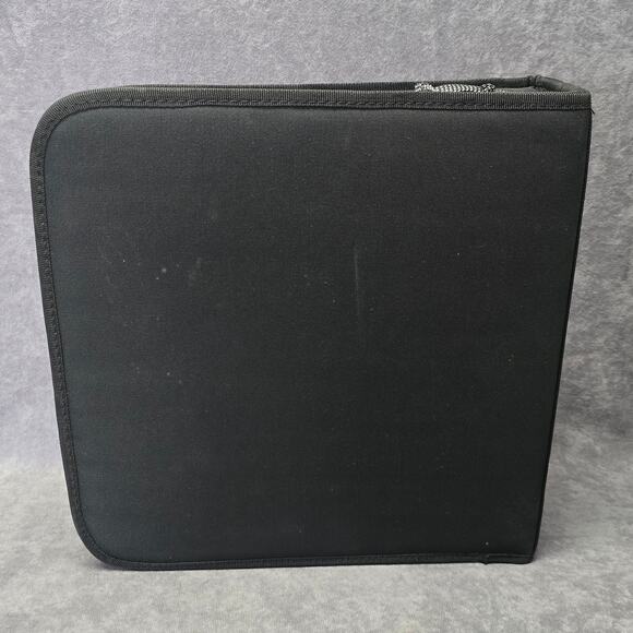 Fellowes Black CD Carrying Case w. Handle Holds 224 DVD CD's Music Movies - Picture 7 of 12